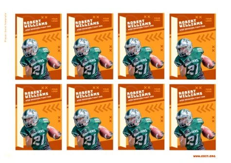 Edit a Football template