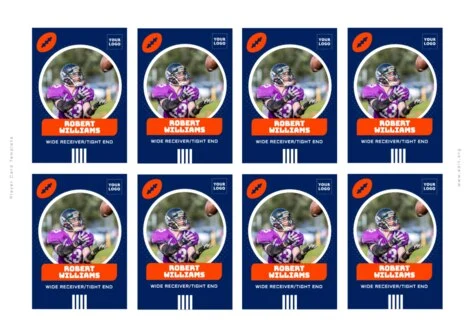 Edit a sports trading card