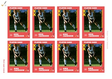 Edit a sports trading card