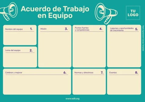 Edita un Acuerdo de Equipo