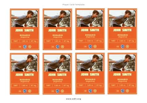 Edit a sports trading card