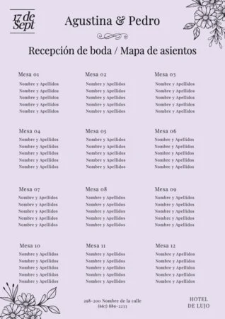 Edita un plan de asientos