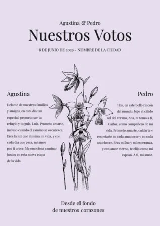 Edita Votos Nupciales