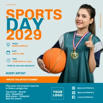 Edit a Sports Day banner