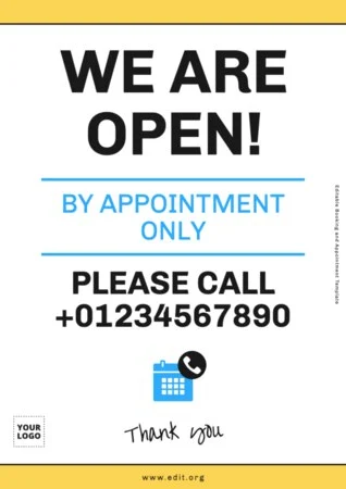 Bearbeite eine Vorlage für Terminbuchungen