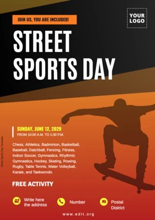 Edit a Sports Day banner