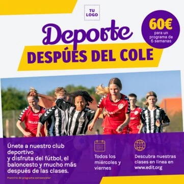 Edita un banner sobre Deporte