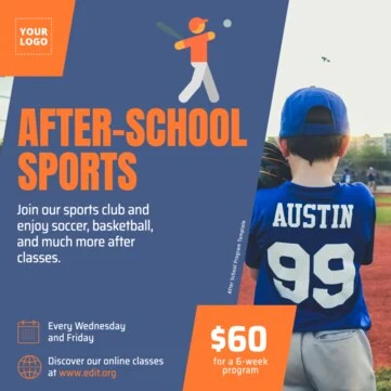 Edit a Sports Day banner