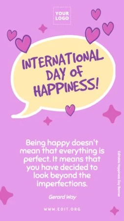 Bearbeite eine Instagram Vorlage