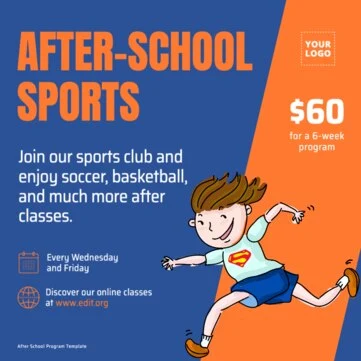 Edit a Sports Day banner