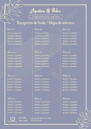 Edita un plan de asientos