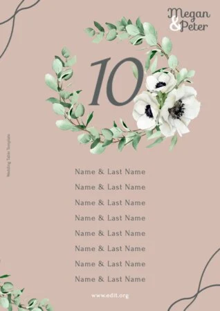 Edit a seating chart template