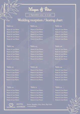 Edit a seating chart template