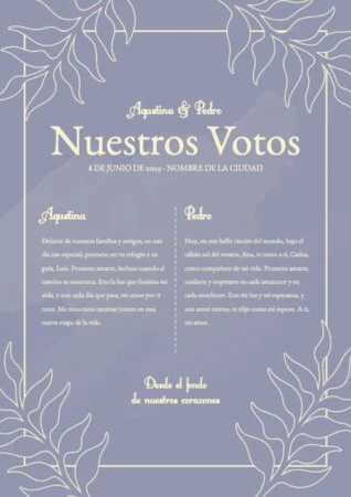 Edita Votos Nupciales