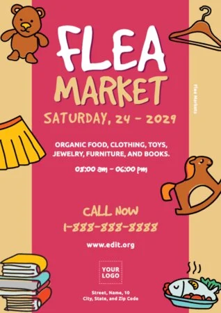 Edit a Flea Market template