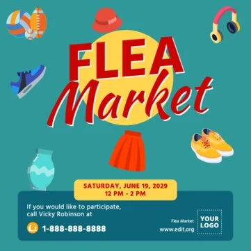 Edit a Flea Market template