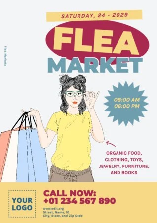 Edit a Flea Market template