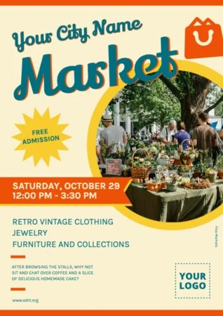 Edit a Flea Market template