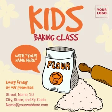 Edit a Baking Class poster