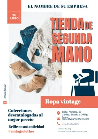Edita un flyer de Antigüedades