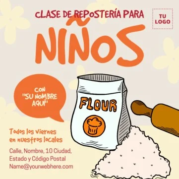 Edita un banner de Repostería