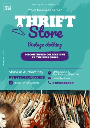 Edit a Flea Market template