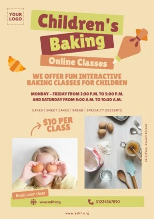 Edit a Baking Class poster