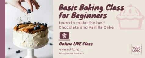 Edit a Baking Class poster