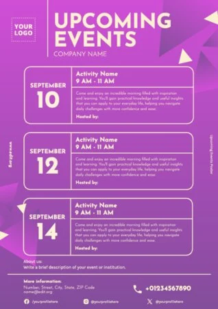 Edit an Event Program