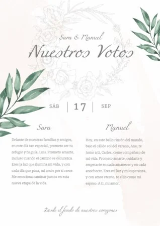 Edita Votos Nupciales