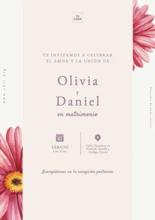 Crear una invitación de boda