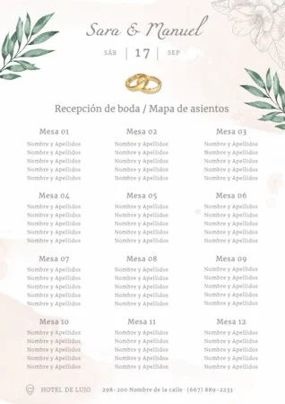 Edita un plan de asientos