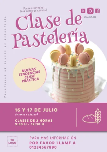 Edita un banner de Repostería