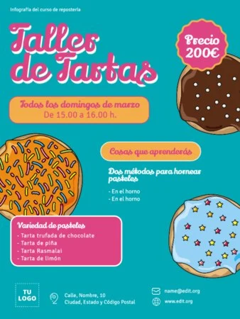 Edita un banner de Repostería