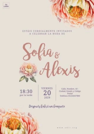 Crear una invitación de boda