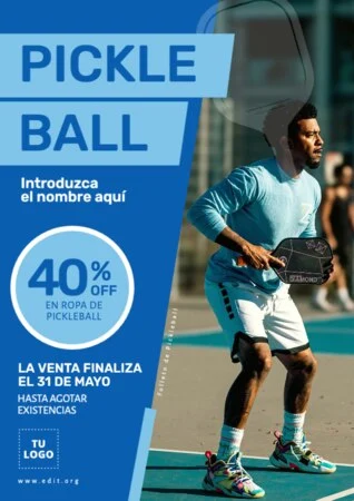 Edita un banner de Pickleball