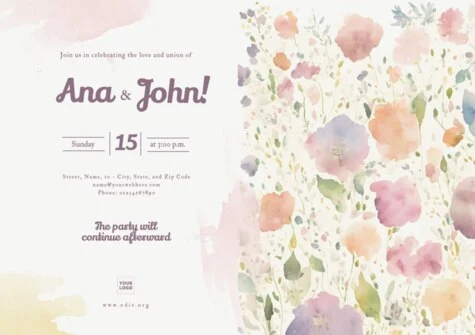 Erstelle beeindruckende Hochzeitseinladungen