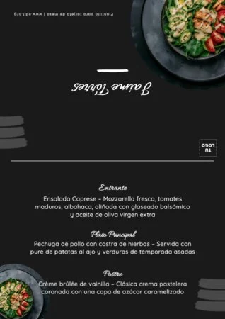 Edita tu invitación a cena de pre boda