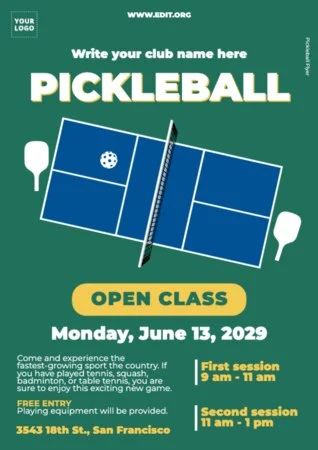 Edit a Pickleball banner