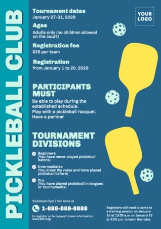 Edit a Pickleball banner