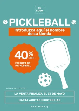 Edita un banner de Pickleball