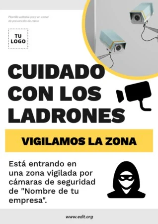 Edita un póster anti-robo