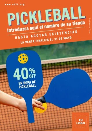 Edita un banner de Pickleball