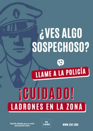 Edita un póster anti-robo