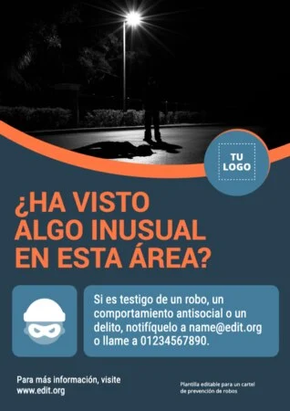 Edita un póster anti-robo