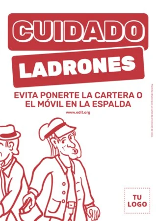Edita un póster anti-robo