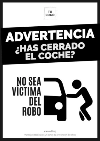 Edita un póster anti-robo