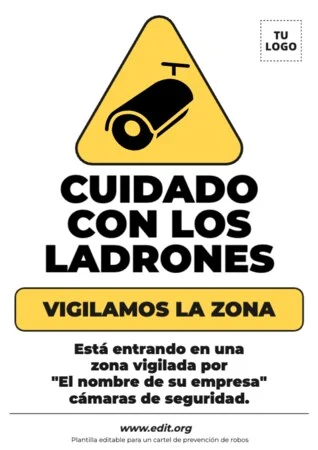 Edita un póster anti-robo