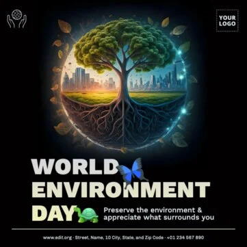 Edit a World Environment Day template