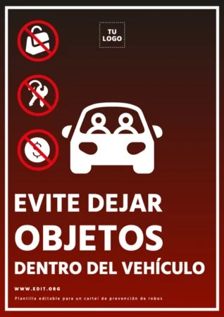 Edita un póster anti-robo